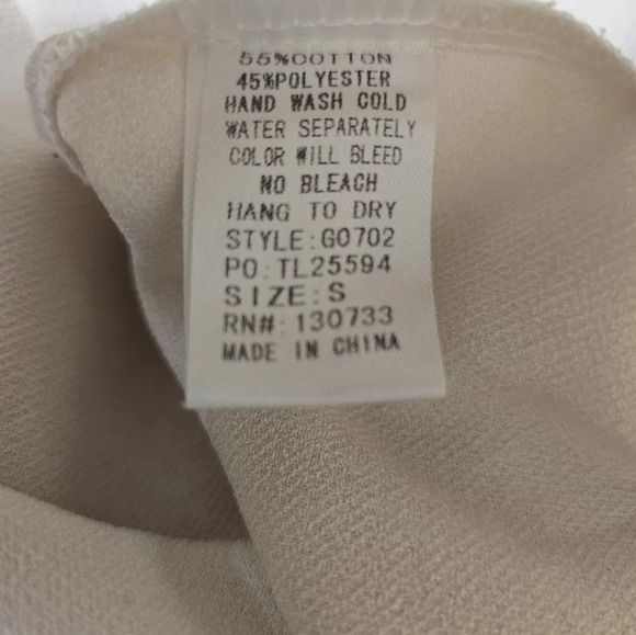 Umgee Floral Embroidered A Line Tunic Dress White Womens Bohemian Size Small - Picture 9 of 9